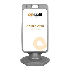 Altıgen Ayak Reklam Dubası